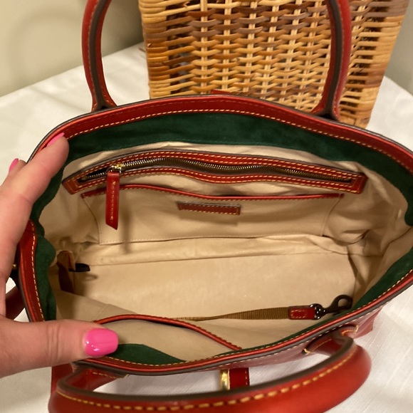Dooney & Bourke Florentine Amelie Tote Crossbody in Red NWOT - Picture 7 of 13